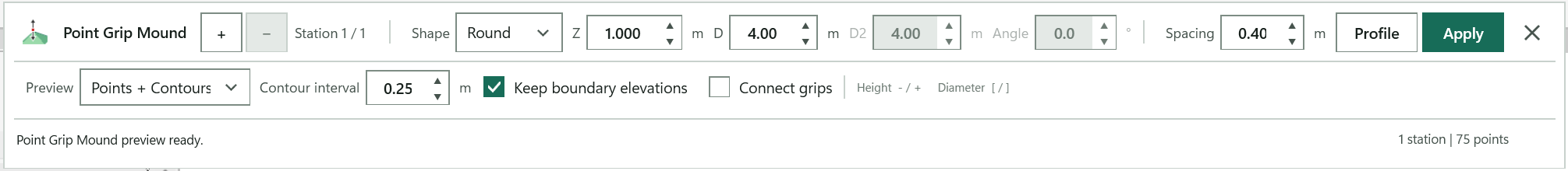 Point Grip: Point Grip window